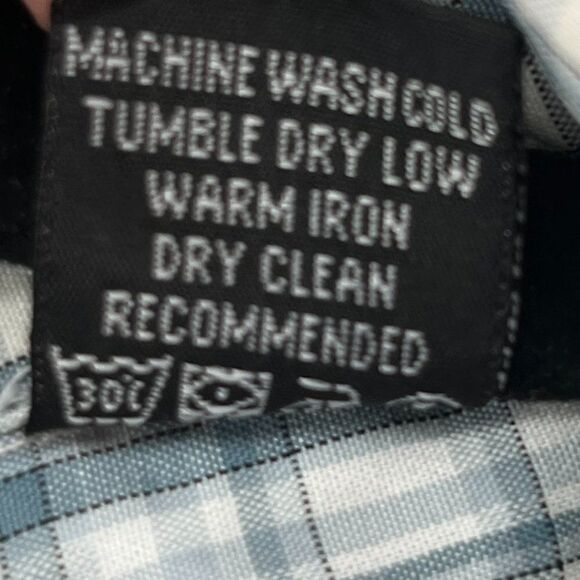 Pineapple Connection Shirt Mens Large Short Sleeve Seersucker Gingham Button Up - Picture 13 of 13